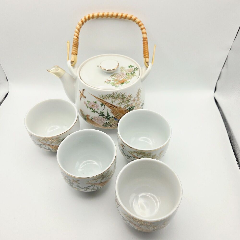 Vintage Miyako Japanese Tea Set Westwood Import 79401 Made in Japan 1982